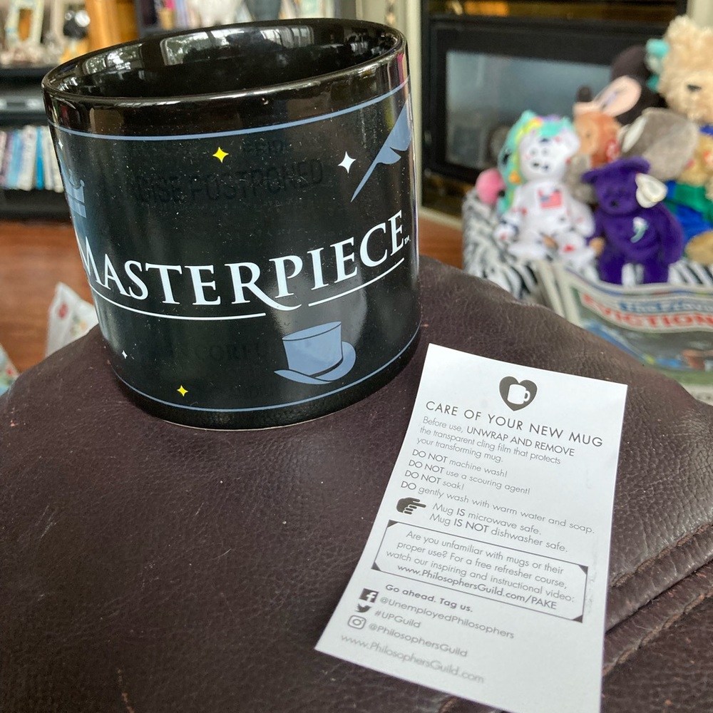 Masterpiece thermal sensitive Large Mug. New box!